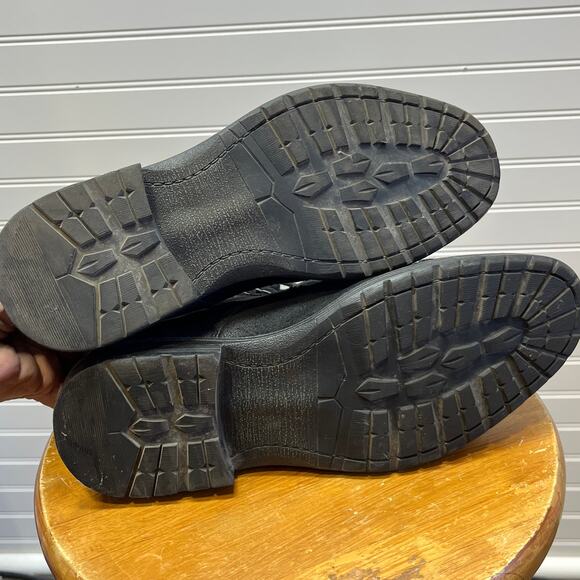 The Rail Norwood Cap Toe Suede & Leather Side Zip & Front Lace Up Boots Size 41 - Picture 8 of 12